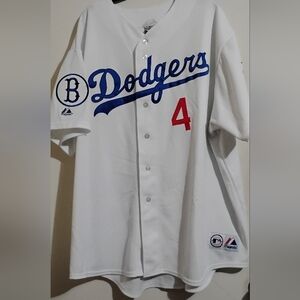 Dodgers Jersey #4 Majestic Men’s Size 3XL